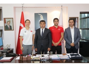 Tohm Sporcularından Eskici’ye Ziyaret