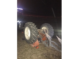 Karaman’da Traktörün Altında Kalan Sürücü Hayatını Kaybetti