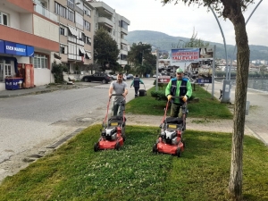 Değirmendere Sahil Parkı Her Gün Bakımdan Geçiyor