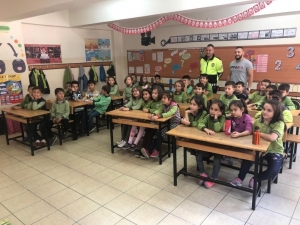 Şaphane İlkokul Öğrencilerine Trafik Eğitimi
