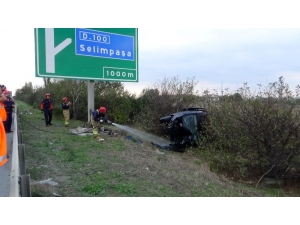 Otobanda Kaza: 1 Ağır Yaralı