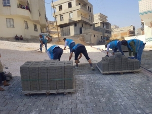 Eyyübiye’de Yol Yapım Çalışmaları Sürüyor
