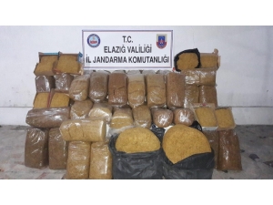 Elazığ’da 600 Kilo Kaçak Tütün Ele Geçirildi