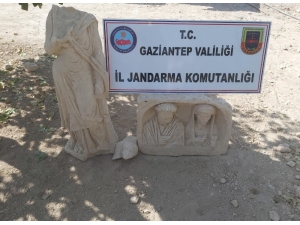 Gaziantep’te Roma Dönemine Ait Tarihi Eserler Ele Geçirildi