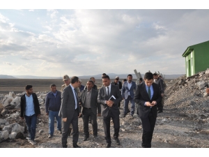 Kars Valisi Türker Öksüz, Çalışmaları Yerinde İnceledi