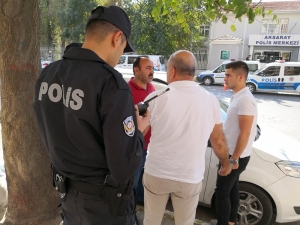 Yol Kavgasından Kaçan Baba Oğul Aksaray’da Polise Sığındı