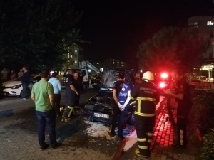 Aydın’da Araç Yangını