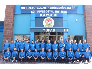 Tff Grassroots-c Lisans Antrenör Kursu Kayseri’de Başladı