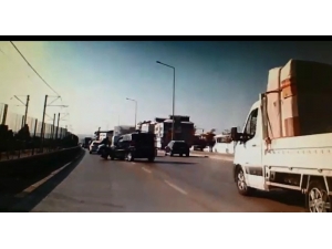 Bursa’da İnanılmaz Kaza Kamerada