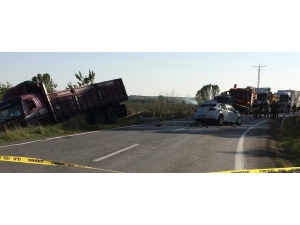 Edirne’de Trafik Kazası: 1 Ölü
