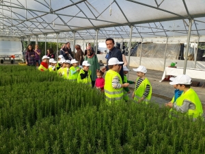 Minik Öğrenciler Bitki Ve Çiçek Üretim Serasını Ziyaret Etti