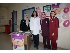 Midyat Ketem Biriminden Meme Kanseri Bilinçlendirme Standı Açıldı