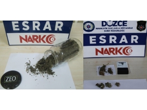 Düzce Polisinden Uyuşturucu Operasyonu