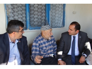 Dumlupınar Protokolünden Yaşlı Ve Hasta Ziyareti