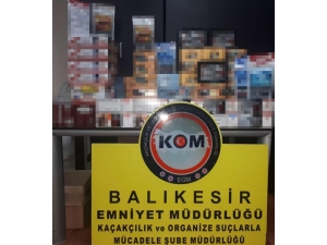 Balıkesir’de Kargoyla Tütün Kaçakçılığına Operasyon
