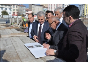 Ak Parti Milletvekilleri Sultan Alparslan Külliyesi İnşaatını Gezdi