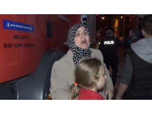 Yangında Kiracı Yaralandı, Ev Sahibesi Ağladı