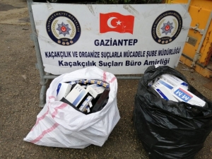 Gaziantep’te Bin 970 Paket Kaçak Sigara Ele Geçirildi