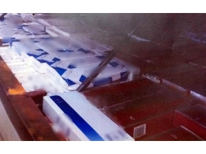 Kilis’te Gümrük Kaçağı Mallar Ele Geçirildi