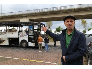 Otobüs Yangınlarına "Otobüslerdeki Televizyon Ve Prizler Sebep Oluyor" İddiası