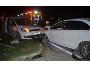 Bafra’da Trafik Kazası: 7 Yaralı