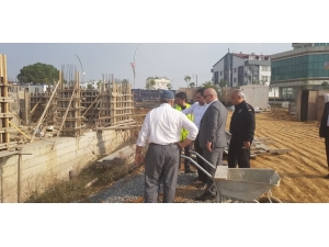 Başkan Bıyık’tan Emniyet Binası İnşaatında İnceleme