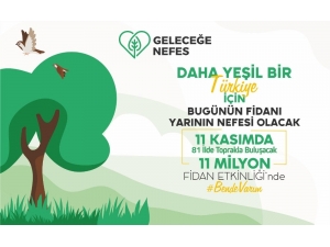 Milyonlarca Fidan Toprakla Buluşacak