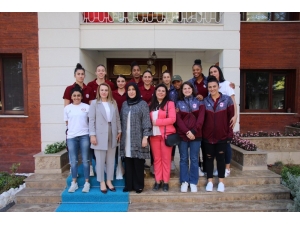 Elazığ’ın Basketbol Takımını, Berihan Kaldırım Ağırladı