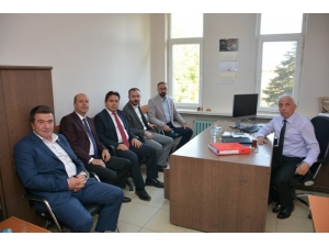 Şuhut Protokolünden Dsi 183. Bölge Müdürü Topaloğlu’na Hayırlı Olsun Ziyareti