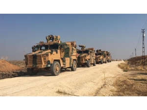 Msb: "Rusya Federasyonu İle 22 Ekim 2019 Tarihinde Soçi’de Varılan Mutabakat Çerçevesinde Türk Ve Rus Askeri Unsurlarının Ve İha’ların İştirakiyle İlk Ortak Devriye Fırat’ın Doğusundaki Derbesiye Bölgesinde Başladı.&quo