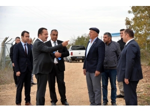 Vali Şentürk, Çalışmaları Yerinde İnceledi