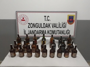 Jandarmadan Kaçak İçki Operasyonu: 1 Gözaltı