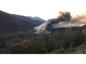 Uludağ Eteklerindeki Fabrikada Çıkan Yangın Tamamen Söndürüldü