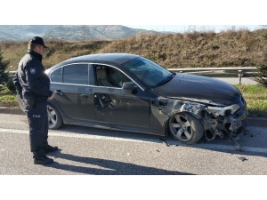 Samsun’da Trafik Kazası: 1 Yaralı