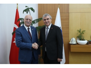 Tzob Genel Başkanı Şemsi Bayraktar’dan Yüce’ye Ziyaret