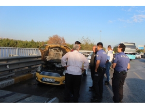 6 Bin Liraya Yaptırılan Otomobil 5’inci Kilometrede Yandı