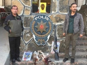Muş’ta Kaçak Tavşan Avcısı Polise Takıldı