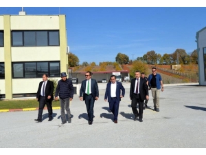 Vali Şentürk’ten Mermer Fabrikasına Ziyaret