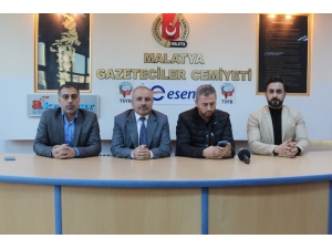 Yeni Malatyaspor Tv’den Gazeteciler Cemiyeti’ne Ziyaret