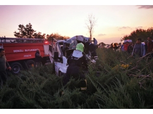 Denizli’de Takla Atan Otomobil Dehşet Saçtı: 1 Ölü, 2 Yaralı