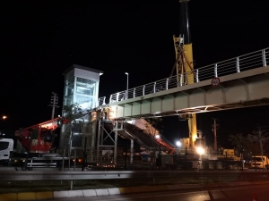 Şehit Polis Serdar Gökbayrak Üst Geçidi Onarılıyor