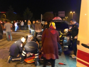 Zonguldak’ta Trafik Kazası: 2 Yaralı