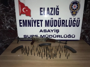 Elazığ’da Kalaşnikof Ele Geçirildi