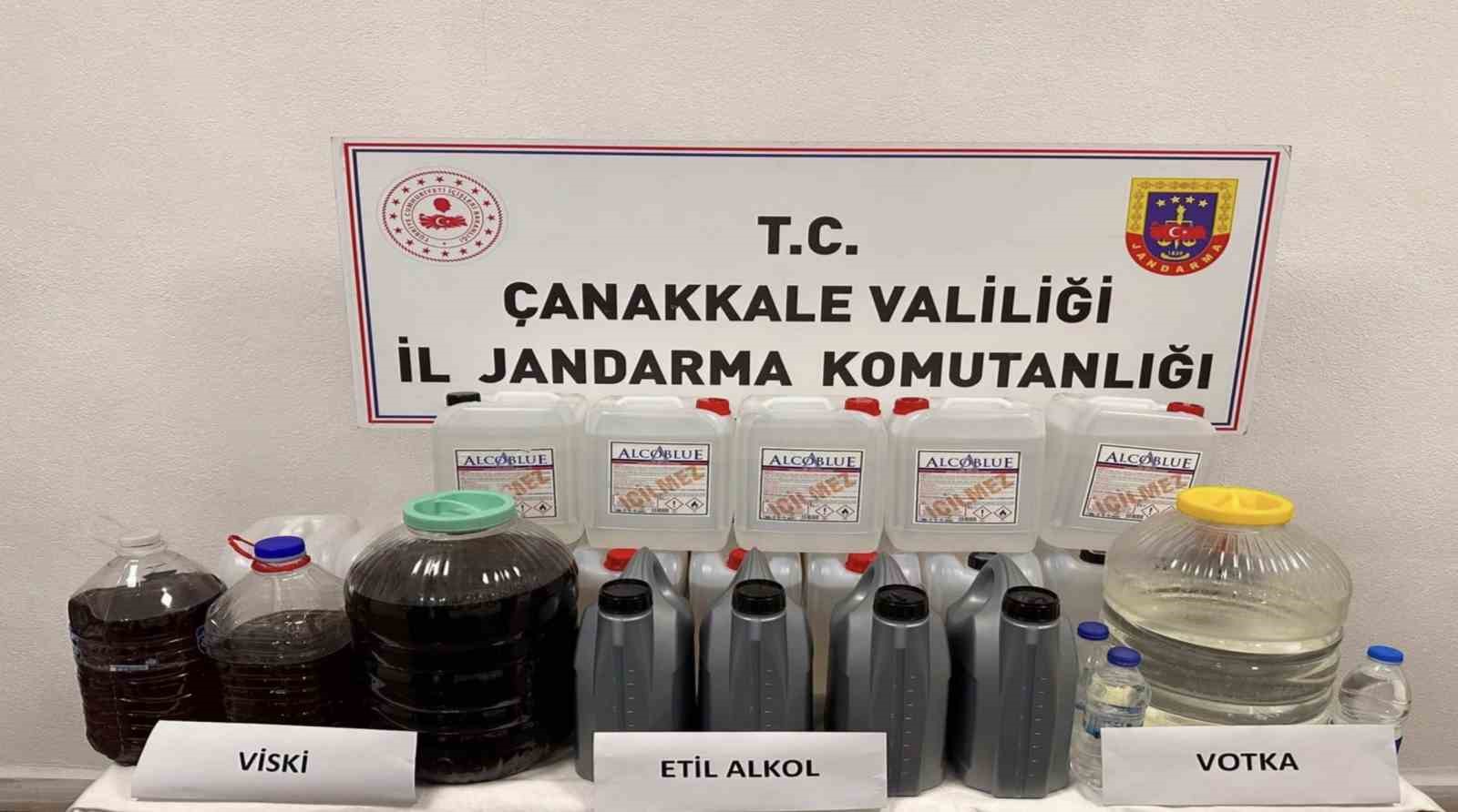 canakkale-de-kacak-alkol-operasyonu