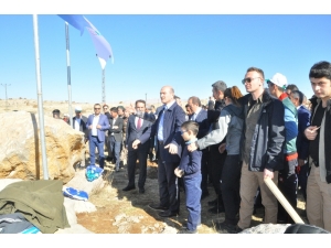 Bakan Soylu, Namaz Dağı Üs Bölgesinde Fidan Dikim Etkinliğine Katıldı