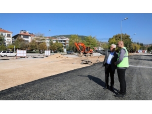 Başkan Gürün Menteşe’nin Yol Çalışmalarını İnceledi