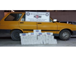 Siirt’te Bin 600 Paket Kaçak Sigara Ele Geçirildi