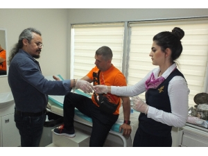 Kırık Koluyla Yarışa Devam Edip Türkiye Üçüncüsü Oldu