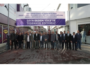 Başkan Yüce, Lüleci Sokak’ta Esnaf Ve Vatandaşla Bir Araya Geldi