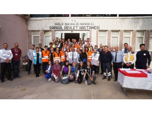 Sarıgöl’de Gerçeği Aratmayan Tatbikat